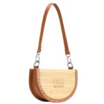 FENG CHEN WANG HALF ROUND BAMBOO BAG