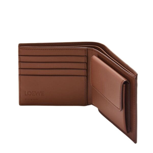 LOEWE PUZZLE BIFOLD COIN PURSE WALLET IN CLASSIC CALFSKIN