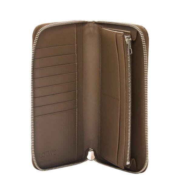 LOEWE PUZZLE OPEN WALLET WITH ZIP IN CLASSIC CALFSKIN
