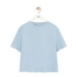 LOEWE BOXY FIT COTTON BLEND T SHIRT