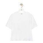 LOEWE BOXY FIT COTTON BLEND T SHIRT