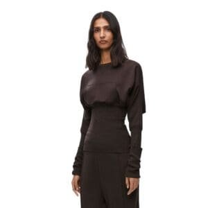 LOEWE COTTON AND SILK SWEATSHIRT