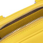 COURREGES MINI LEATHER BOWLING BAG