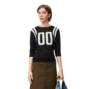 LOEWE SLIM FIT COTTON AND VISCOSE T SHIRT