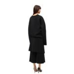 LOEWE DRAPED COAT IN WOOL BLEND