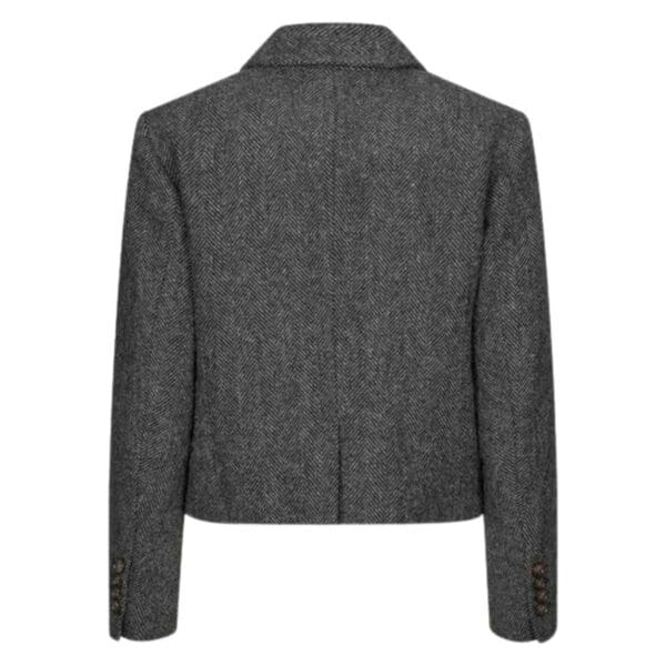 SAKS POTTS MATTEO BLAZER HERRINGBONE GREY