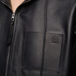 LOEWE HOODED JACKET IN NAPPA LAMBSKIN