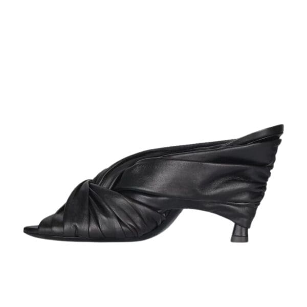 GIVENCHY TWIST MULES IN SATIN