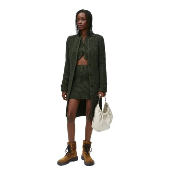 LOEWE MINI SKIRTS IN TECHNICAL KNIT