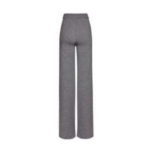 MAGDA BUTRYM FLARE KNIT JOGGING PANTS IN GREY