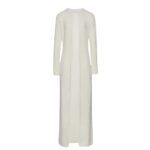 MAGDA BUTRYM MOHAIR BLEND KNIT DUSTER CARDIGAN IN CREAM