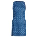 MARINE SERRE DEADSTOCK DENIM MINI DRESS