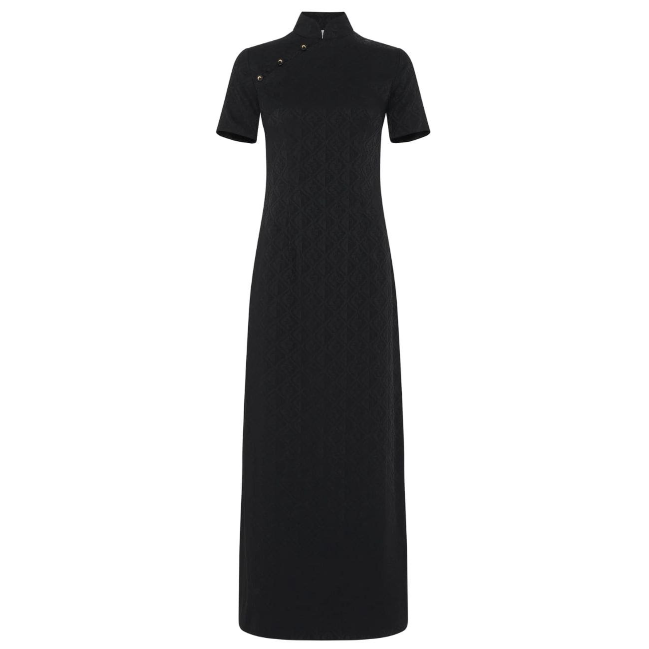 MARINE SERRE JACQUARD TUNIC DRESS 