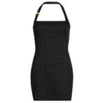 MARINE SERRE MOON DIAMANT JACQUARD STRAP DRESS