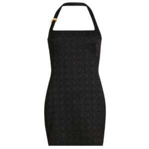 MARINE SERRE MOON DIAMANT JACQUARD STRAP DRESS