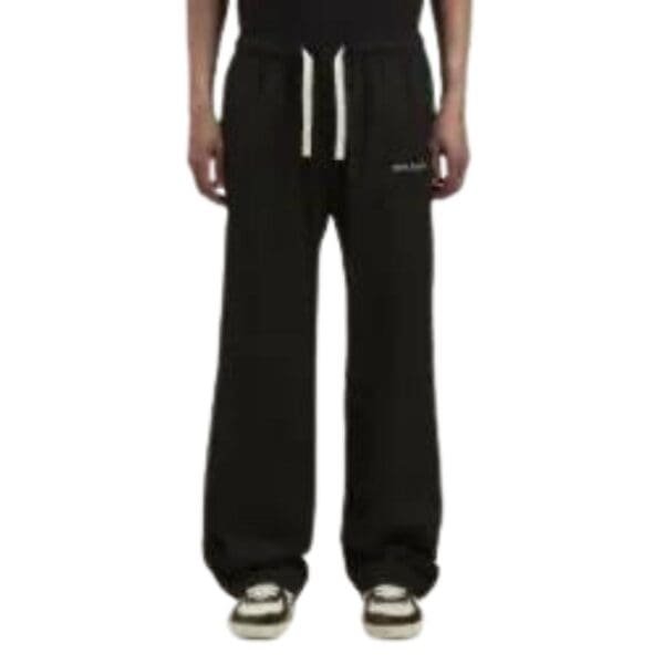 PALM ANGELS LOGO COTTON TRAVEL PANTS