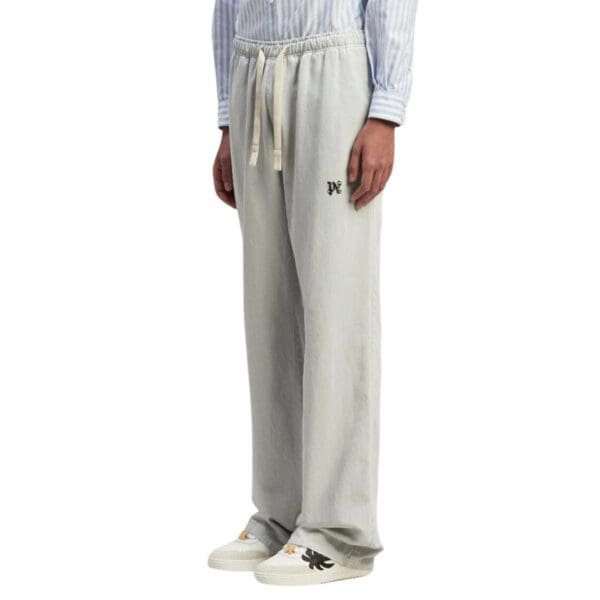PALM ANGELS MONOGRAM TRAVEL PANTS