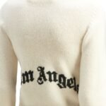 PALM ANGELS CURVED LOGO SWEATER