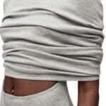 LOEWE CAPE TUBE DRESS IN CASHMERE