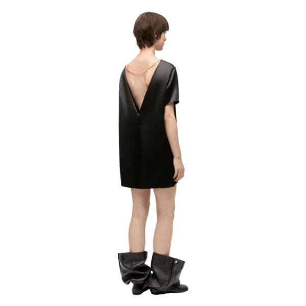 LOEWE CHAIN DRESS IN TECHNICAL SATIN