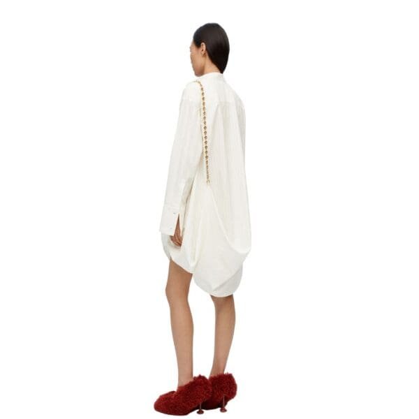 LOEWE CHAIN SHIRT DRESS IN COTTON