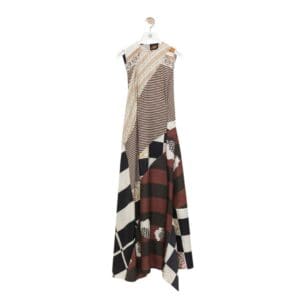 LOEWE CUT OUT DRESS IN SILK