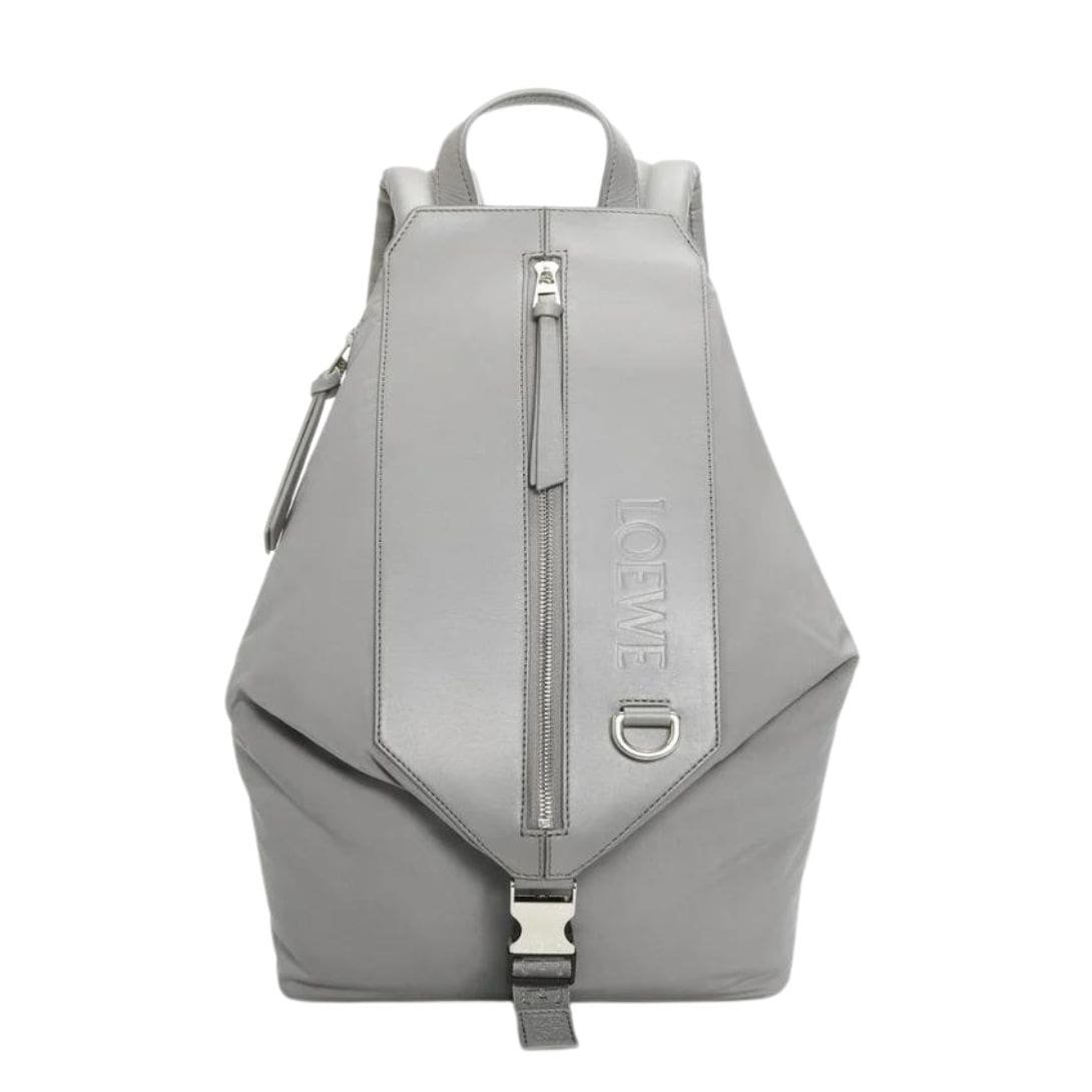 LOEWE SMALL CONVERTIBLE BACKPACK IN NYLON AND CALFSKIN