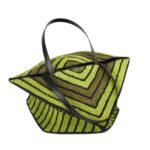 LOEWE XL PUZZLE FOLD TOTE BAG IN RAFFIA