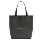 LOEWE XL PUZZLE FOLD TOTE BAG IN SHINY CALFSKIN