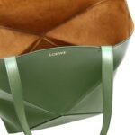 LOEWE XL PUZZLE FOLD TOTE BAG IN SHINY CALFSKIN