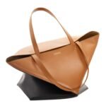 LOEWE XL PUZZLE FOLD TOTE BAG IN SHINY CALFSKIN