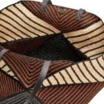 LOEWE XXL PUZZLE FOLD TOTE BAG IN RAFFIA