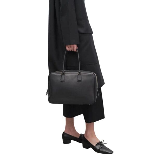 THE ROW DOMINO BAG IN LEATHER