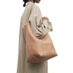 THE ROW LARGE NS PARK TOTE BAG IN LEATHER
