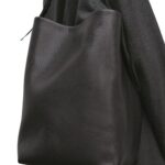 THE ROW LARGE NS SHOULDER BAG IN LEATHER