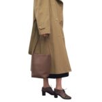 THE ROW MEDIUM NS PARK TOTE BAG IN LEATHER