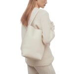 THE ROW MEDIUM NS TOTE HOOK BAG IN LEATHER