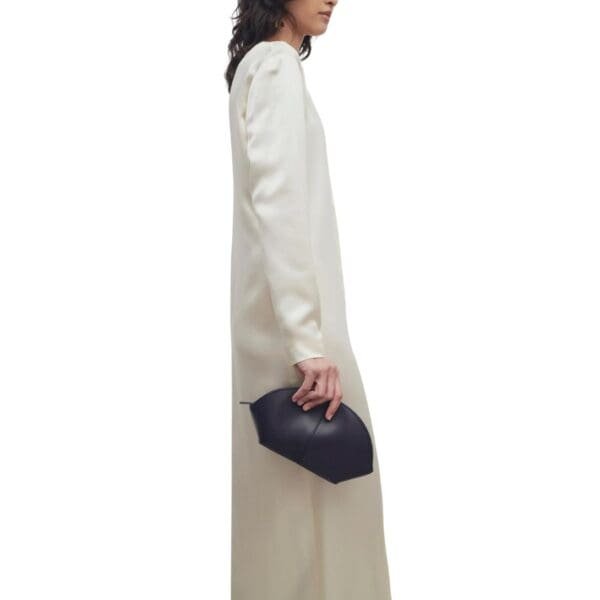 THE ROW MEL CLUTCH IN LEATHER