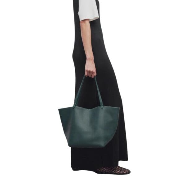THE ROW PARK TOTE THREE BAG IN LEATHER