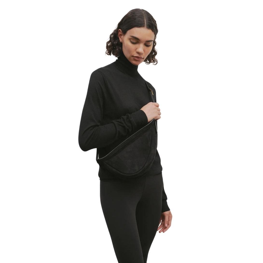 THE ROW SMALL SLOUCHY BANANA BAG IN SUEDE - Image 5