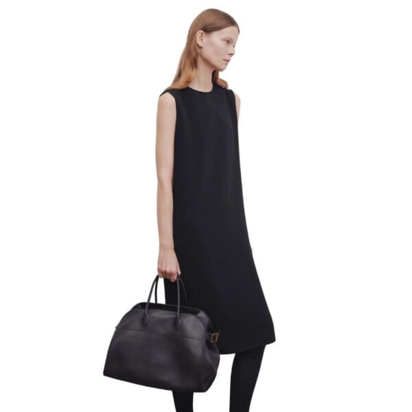 THE ROW SOFT MARGAUX 15 BAG IN LEATHER