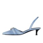 GIVENCHY VOYO SLINGBACKS IN WASHED DENIM