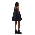 LOEWE TRAPEZE DRESS IN COTTON AND SILK