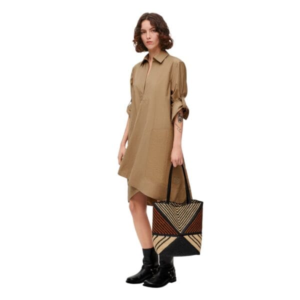 LOEWE TUNIC DRESS IN COTTON BLEND