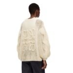LOEWE ANAGRAM MOHAIR CARDIGAN