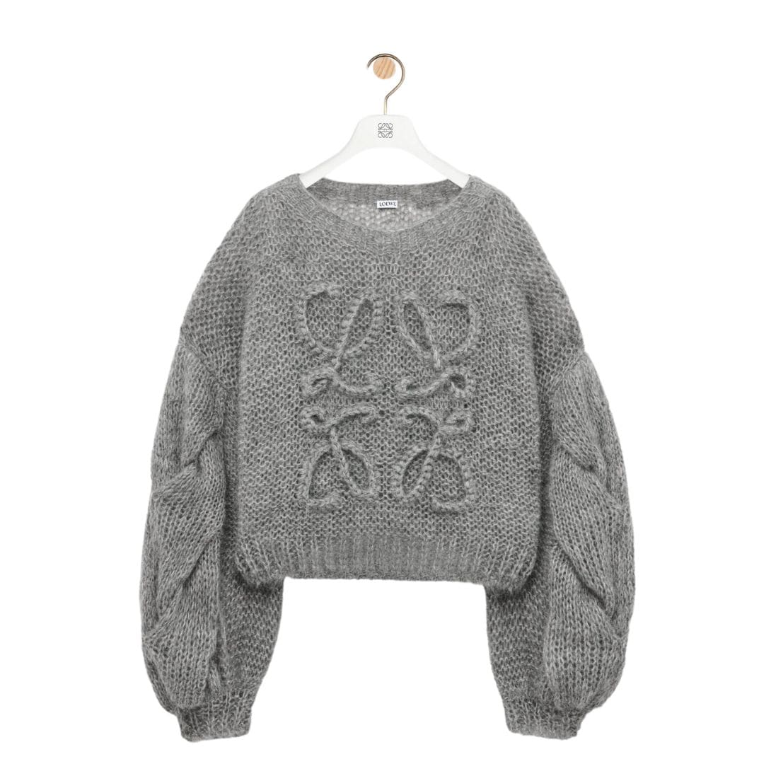 LOEWE ANAGRAM MOHAIR SWEATER