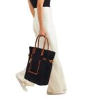 JOSEPH DUCLOS LECTOURE VERTICAL LEATHER TOTE