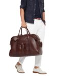 BRUNELLO CUCINELLI CALFSKIN STREET BAG