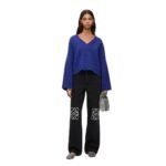 LOEWE CROPPED SWEATER IN WOOL BLEND