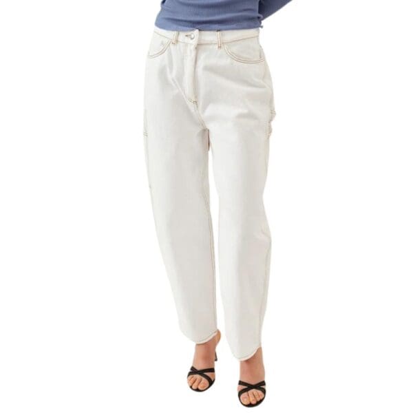 SAKS POTTS HELLE JEANS — WHITE